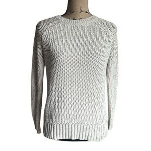 Vince Cable Knit Gray Sweater Size XS